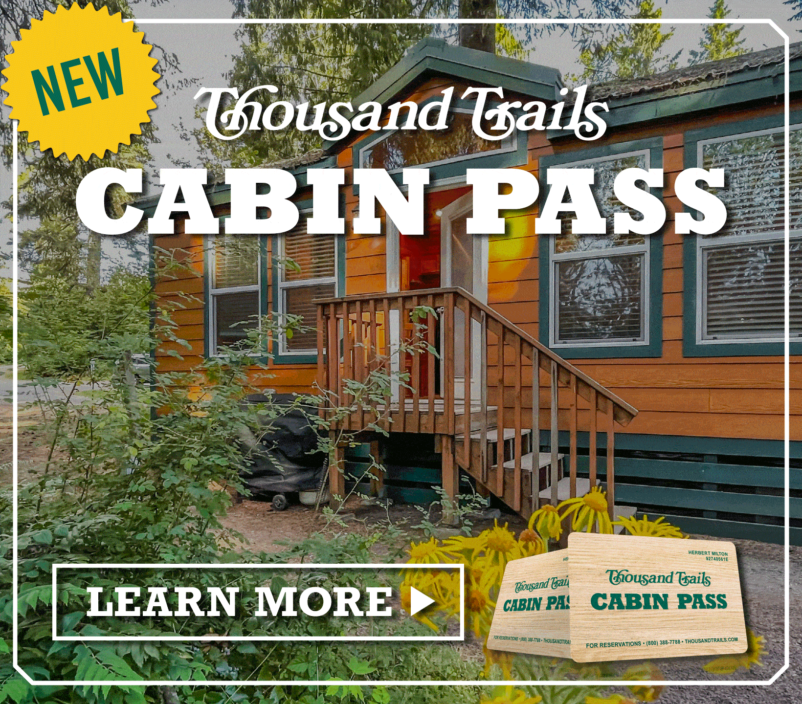 Thousand Trails Cabin Pass - Learn More!